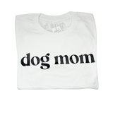 White Dog Mom Tee
