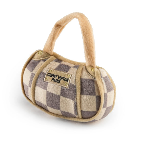 Checker Chewy Vuiton Handbag Toy